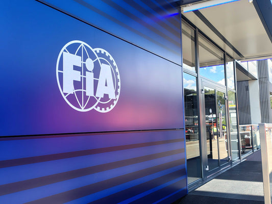 FIA logo associated with Formula 1's 2027 cost-cap and operational rule changes