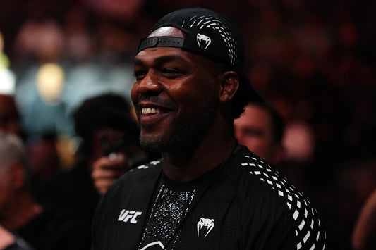 Jon Jones wearing UFC apparel at a 2026 UFC event