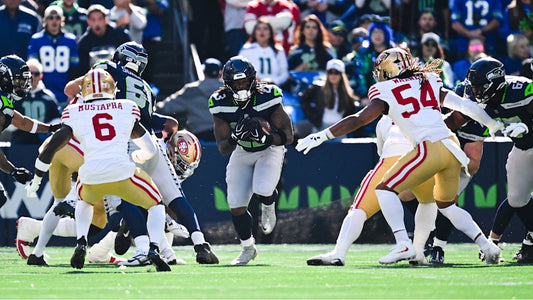 San Francisco 49ers and Seattle Seahawks in their October 11, 2026 game at Lumen Field
