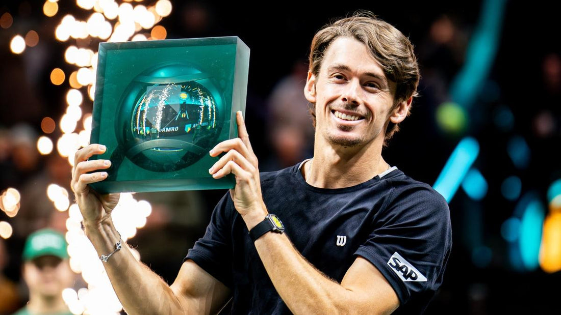 Alex de Minaur competing during the 2026 tennis season