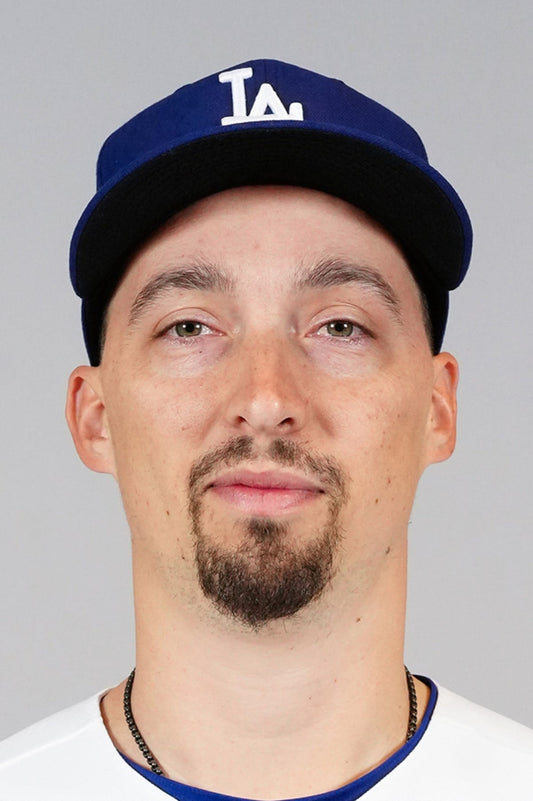 Blake Snell in current Los Angeles Dodgers official MLB player portrait