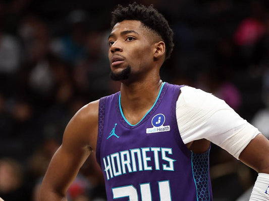 Brandon Miller in the Charlotte Hornets purple uniform during the 2025-26 NBA season