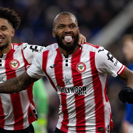 Brentford players celebrate during the 2026 season