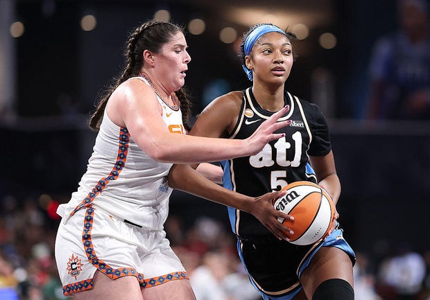 Angel Reese during Atlanta Dream's September 2026 game against Connecticut