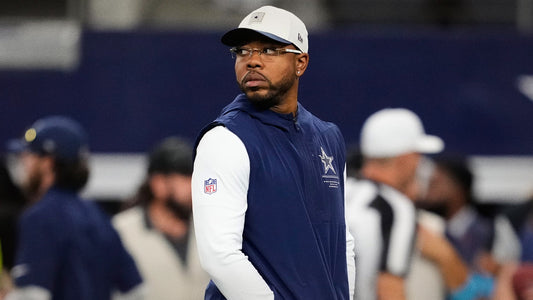 Christian Parker, Dallas Cowboys defensive coordinator, pictured during the 2026 season
