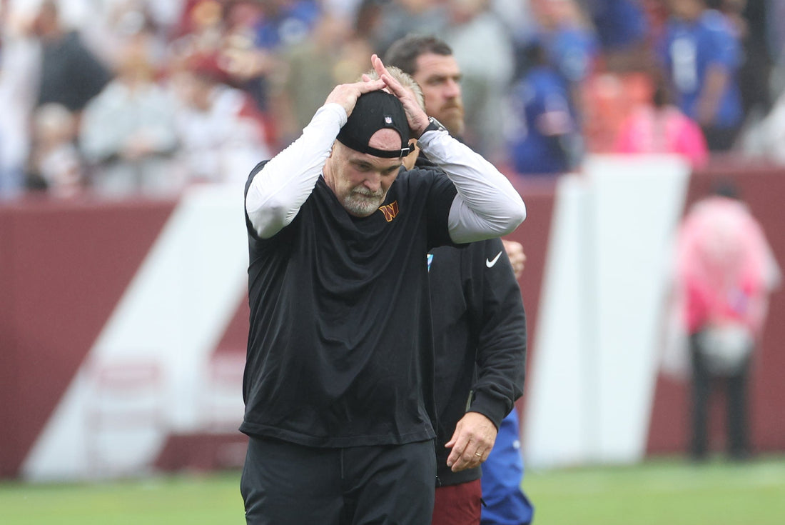 Dan Quinn after Washington's October 11, 2026 Giants tie