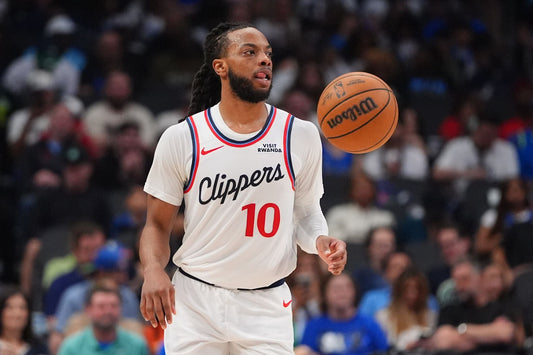 Darius Garland in a Los Angeles Clippers uniform during the 2026 NBA season