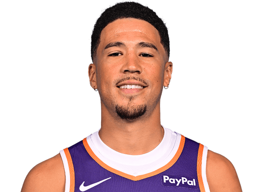 Devin Booker wearing the Phoenix Suns uniform during the 2026 NBA season