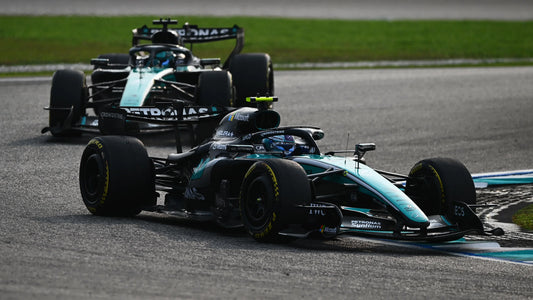 Kimi Antonelli drives Mercedes W17 at Sepang in October 2026