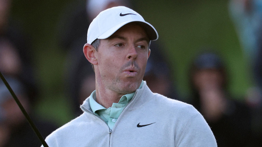 Rory McIlroy playing golf during the 2026 season