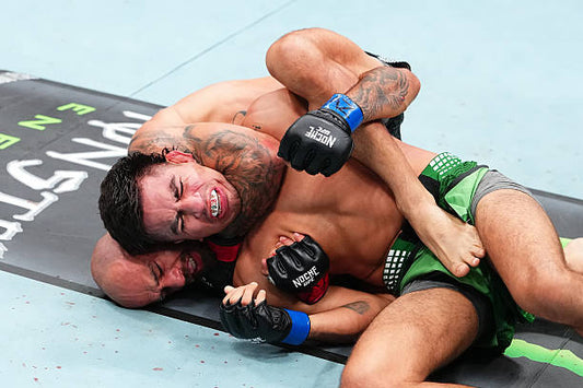 Jean Silva during the Noche UFC main event against Jose Miguel Delgado