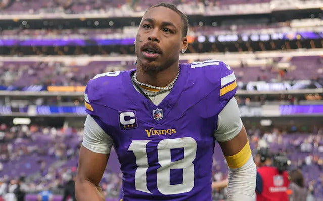 Justin Jefferson with the Minnesota Vikings