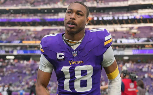 Justin Jefferson with the Minnesota Vikings