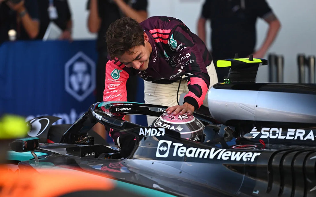 Kimi Antonelli with Mercedes during the 2026 Formula 1 season