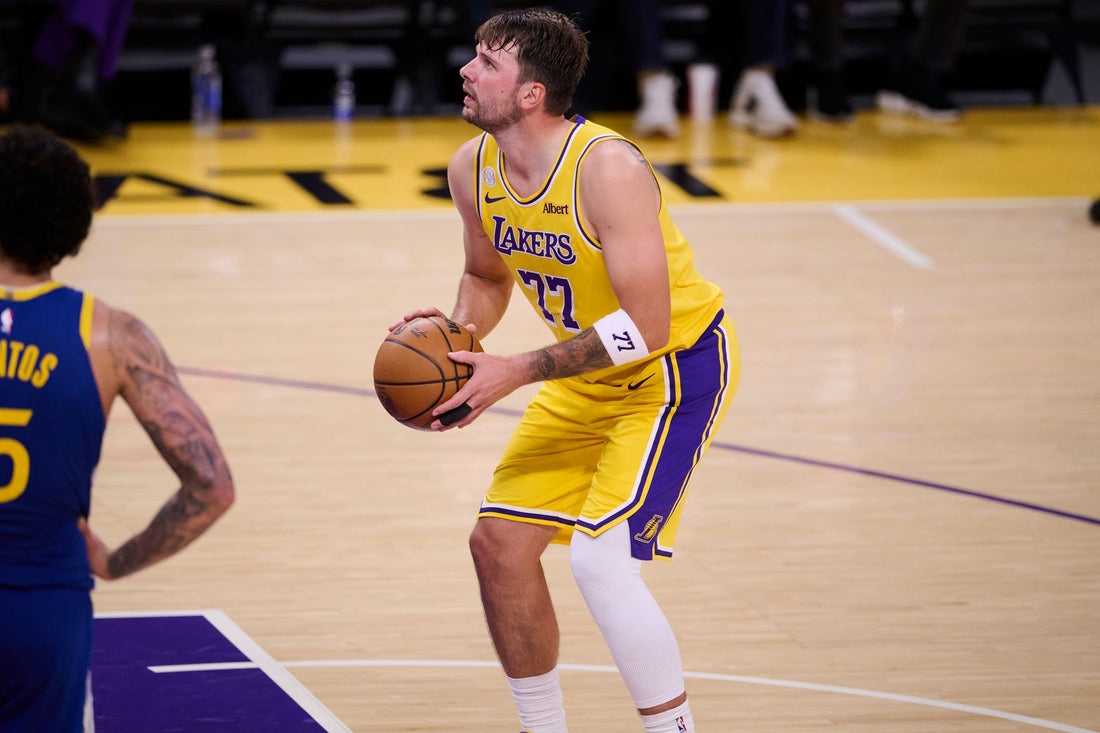 Luka Doncic in Los Angeles Lakers action during October 2026