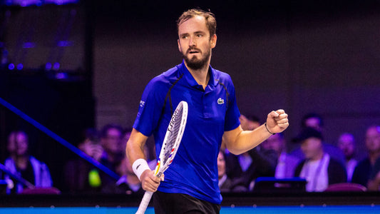 Daniil Medvedev celebrates his October 30, 2026 Vienna quarter-final victory over Adrian Mannarino
