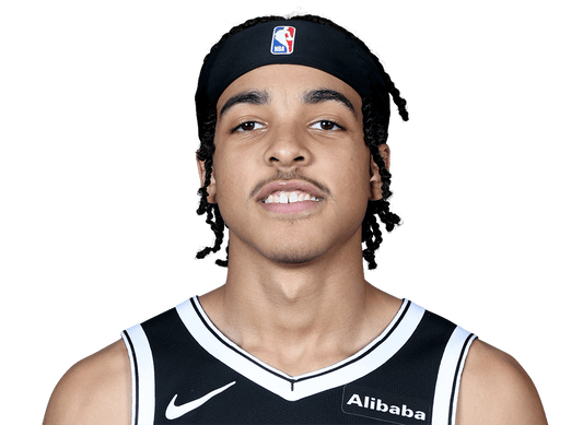 Mikel Brown Jr. in Brooklyn Nets 2026 team uniform