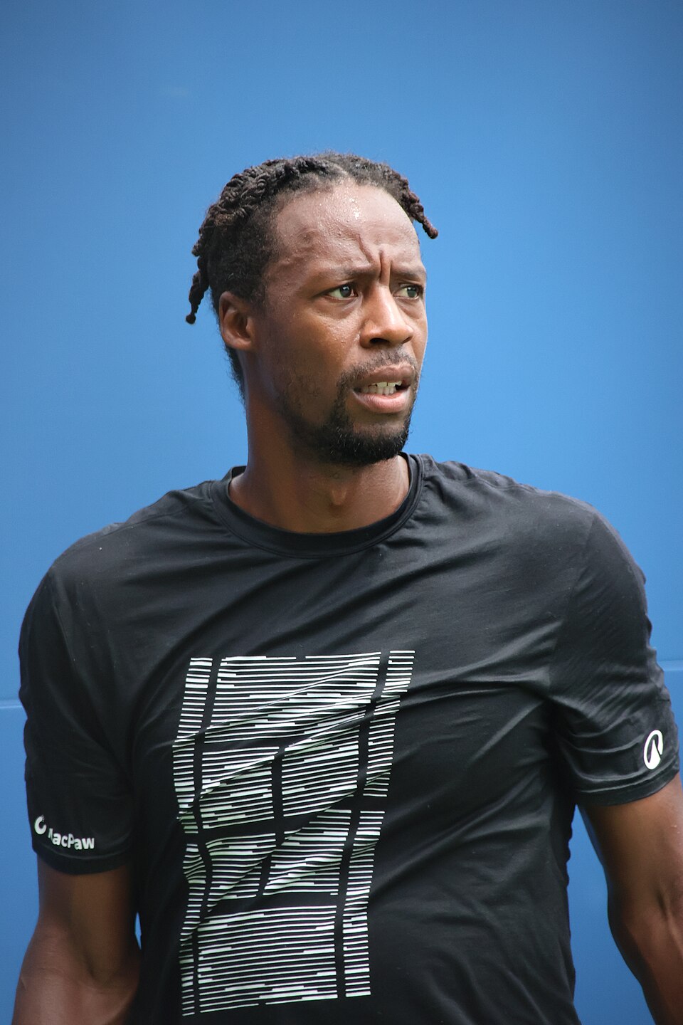 Gael Monfils at Washington Open practice in July 2025, archival portrait