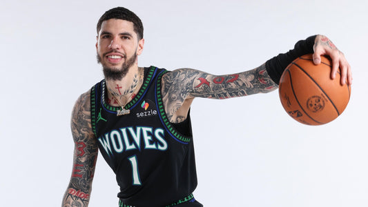 LaMelo Ball in Minnesota Timberwolves colors ahead of the 2026-27 NBA season