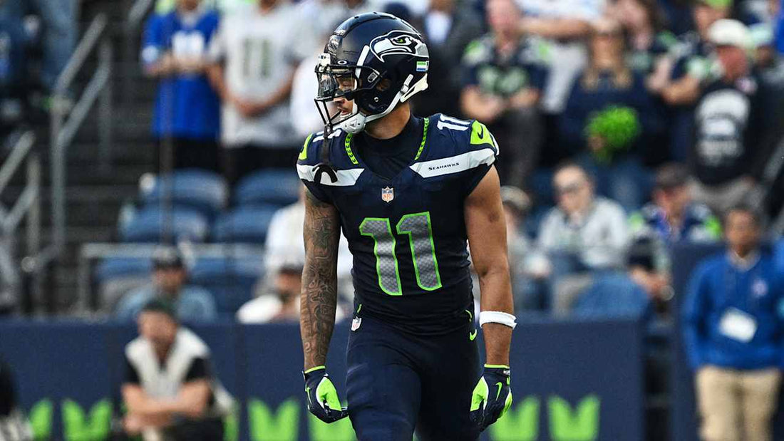 Jaxon Smith-Njigba playing for the Seattle Seahawks in October 2026