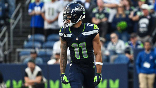 Jaxon Smith-Njigba playing for the Seattle Seahawks in October 2026