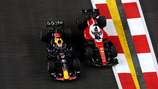 Max Verstappen driving a Red Bull Racing car at the 2026 Singapore Grand Prix