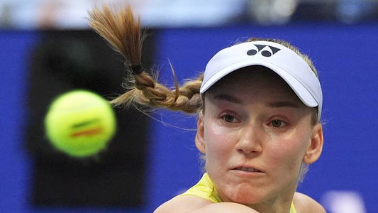 Elena Rybakina during the 2026 US Open final against Aryna Sabalenka