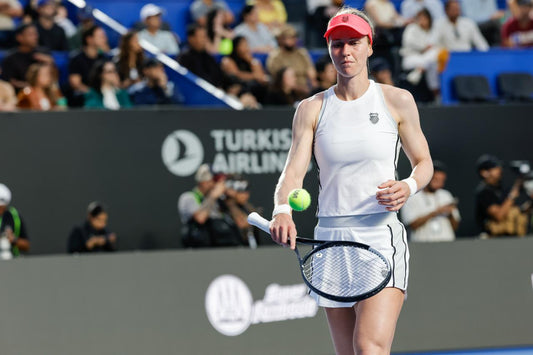 Liudmila Samsonova during the 2026 Guadalajara Open