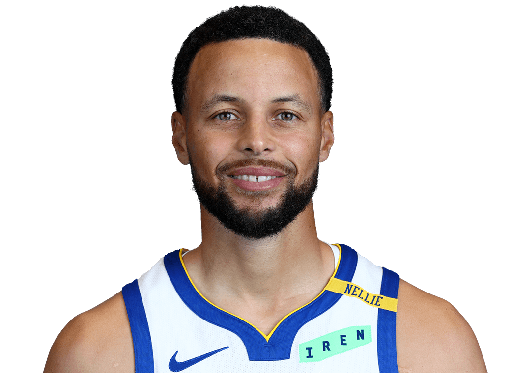 Stephen Curry, Golden State Warriors guard, official NBA player portrait