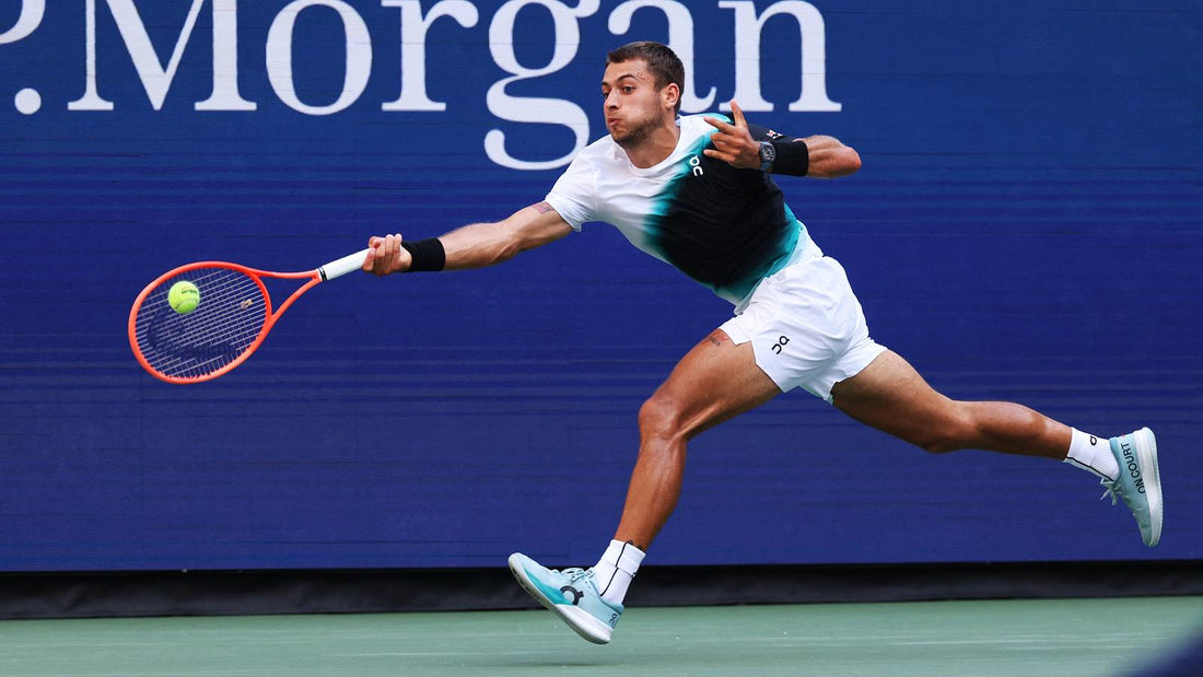 Flavio Cobolli in action at the September 2026 US Open