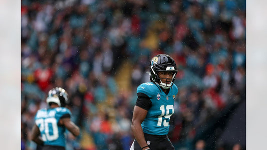 Houston Texans and Jacksonville Jaguars game action at Wembley Stadium, October 18, 2026