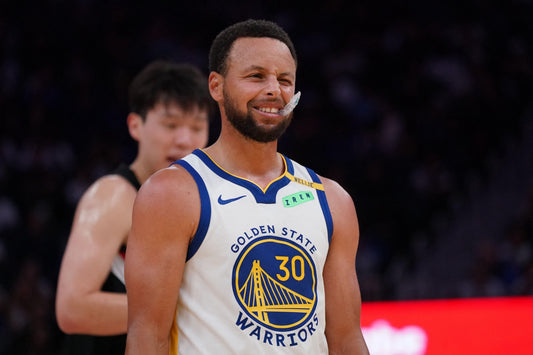 Stephen Curry in Golden State Warriors uniform during October 2026 preseason