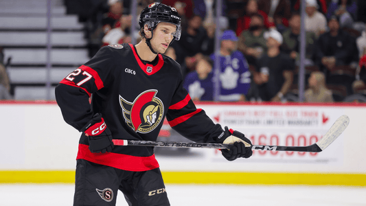 William Eklund playing for Ottawa in October 2026