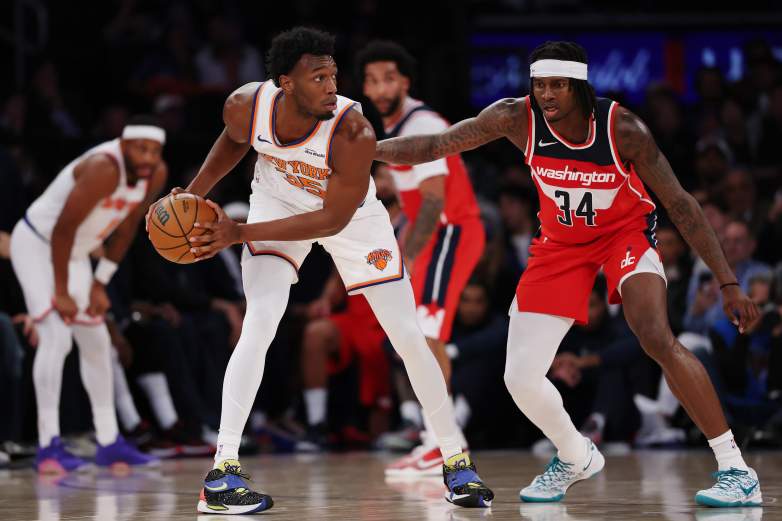 James Wiseman in a New York Knicks jersey during October 2026 preseason