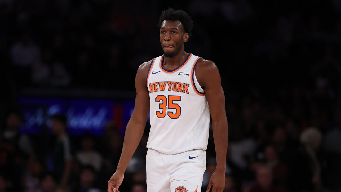 James Wiseman in New York Knicks uniform ahead of the 2026-27 NBA season