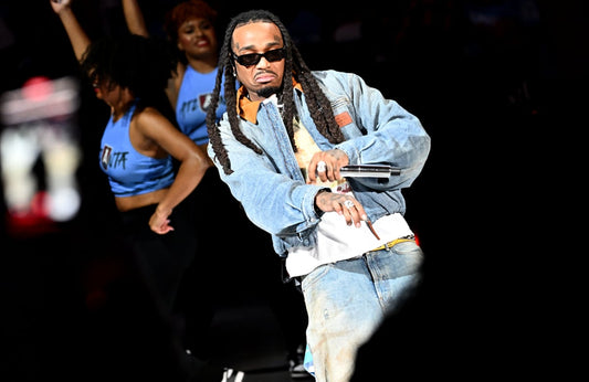 Quavo performs at Atlanta's State Farm Arena during 2026 WNBA Finals Game 3