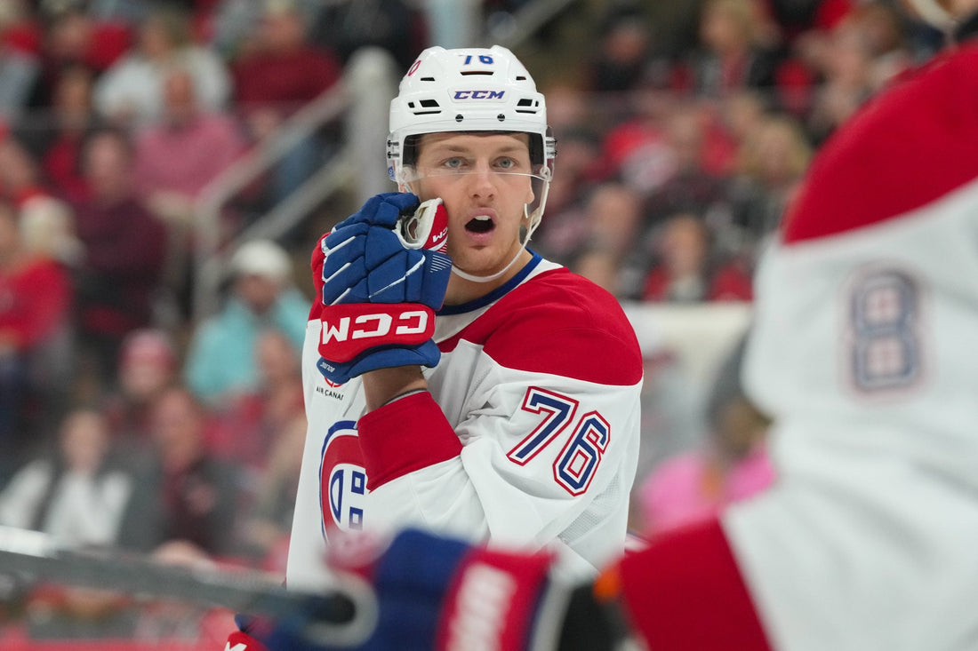 Zachary Bolduc with the Montreal Canadiens in 2026