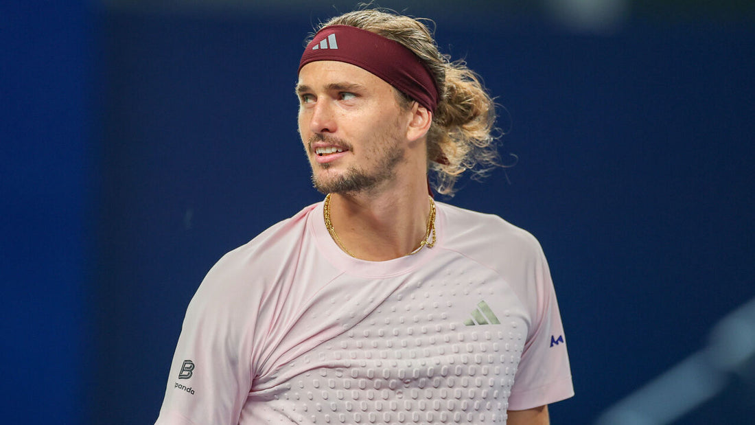 Alexander Zverev during his October 13, 2026 Shanghai Masters match with Alexander Bublik