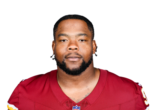Daron Payne in Washington Commanders burgundy jersey