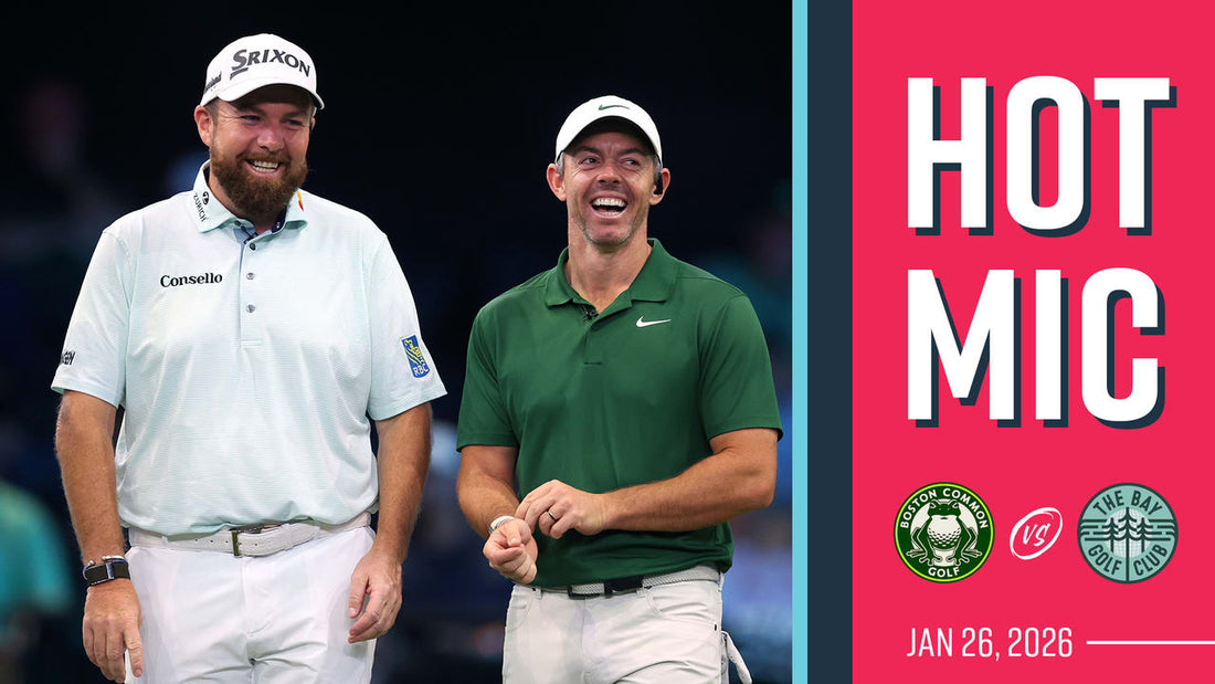 Shane Lowry and Rory McIlroy together during TGL's 2026 season