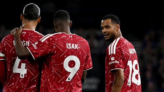 Alexander Isak and Cody Gakpo together in Liverpool's red kit during September 2026