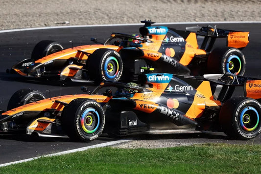 Oscar Piastri and Lando Norris for McLaren at the 2026 Italian Grand Prix