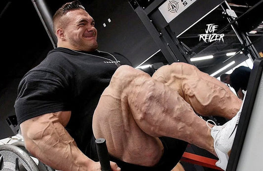 Nick Walker training hard during his 2026 bodybuilding season