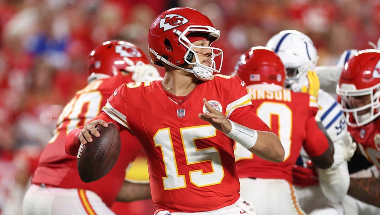 Patrick Mahomes in current 2026 Chiefs jersey