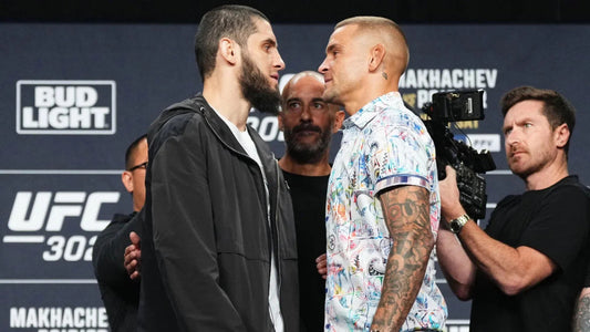 Dustin Poirier and Islam Makhachev face off at UFC 302 in 2024