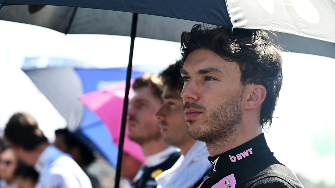 Pierre Gasly on the grid for Alpine at the 2026 Italian Grand Prix