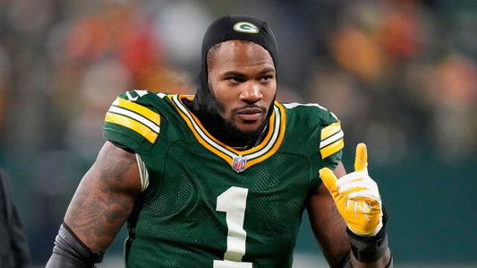 Micah Parsons rushing the passer for the Green Bay Packers