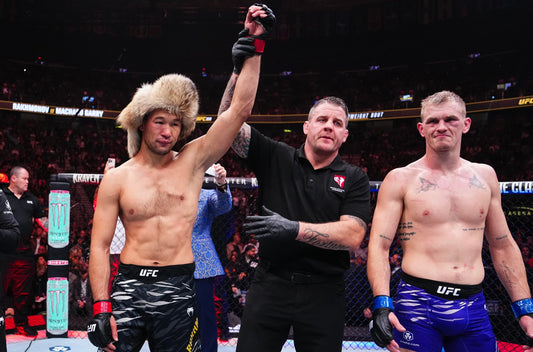 Shavkat Rakhmonov and Ian Machado Garry during their UFC 310 welterweight fight