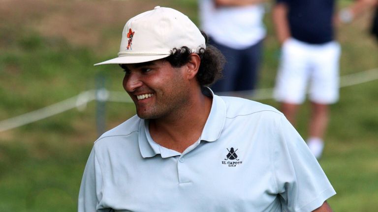 Eugenio Chacarra competing at Delhi Golf Club in October 2026