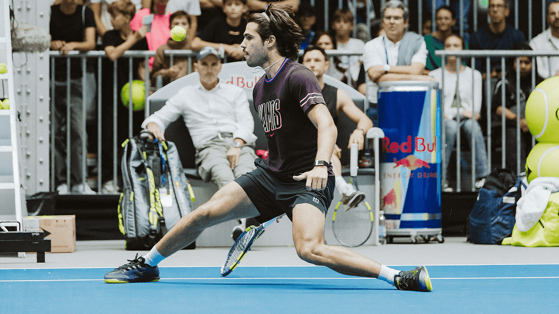 Carlos Alcaraz practicing at the Marx Halle during the 2026 Vienna Open opening weekend